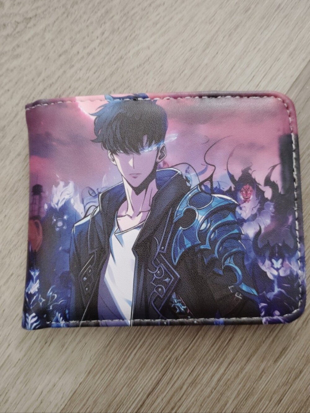 New Solo leveling anime manga leather wallet